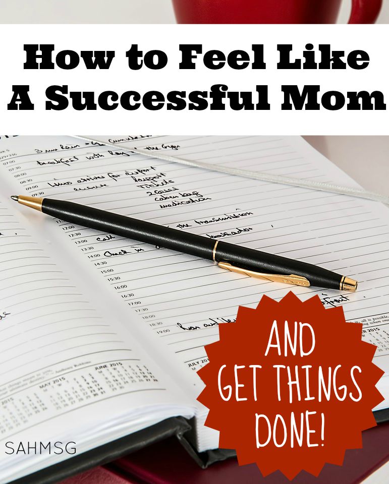 Want to feel more successful as a mom? Not getting things crossed off the to do list? Try this tip to see what you DO accomplish each day!