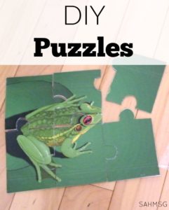 Make your own puzzles with these two DIY puzzle ideas.