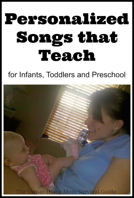 These two songs helped my children learn to spell their names and count in order by age 2! They are simple and easy to personalize to get even babies learning. These songs are great for toddlers and preschoolers too. 