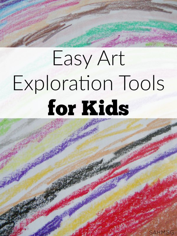 easy art exploration tools for kids
