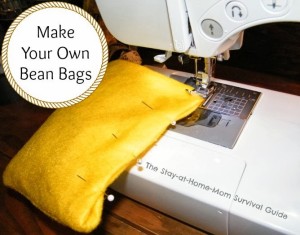 Make your own bean bags.