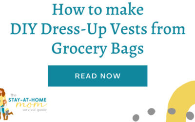 DIY Dress-Up Vests from Grocery Bags