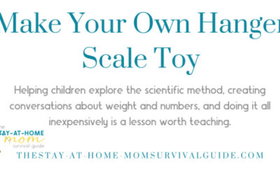 Hanger Scale DIY Toy: Practicing with Weight