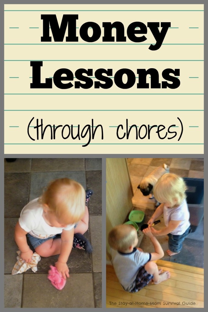 You can teach children important money lessons using chores-some chores are paid and some are not. Great to start teaching lessons of hard work and responsibility plus earning. Links to money management for kids as well.