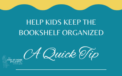 Help Kids Keep the Bookshelf Organized-A Quick Tip