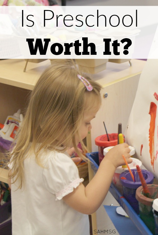 Trying to decide whether to pay for preschool or not? Is preschool worth it? Here are 4 factors to consider before paying for preschool from a mom of 4 and former preschool teacher.