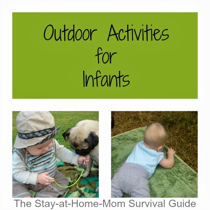 Ideas for outdoor activities for infants from 2 months old and up