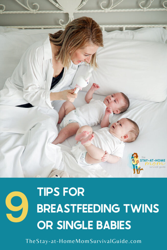 Tips for breastfeeding whether you have twins or a single birth. Breastfeeding comes with challenges and rewards. These 9 tips will help you have breastfeeding success.