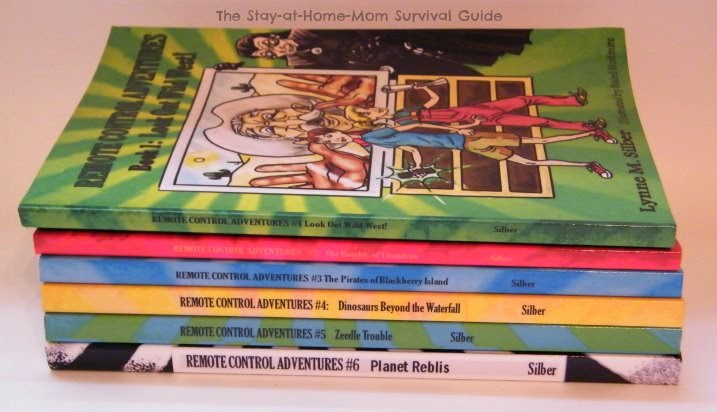 Remote Control Adventures is a set of books that will appeal to the tv-obsessed school age child and may get them more interested in reading rather than television time. Review and giveaway offered at The Stay-at-Home-Mom Survival Guide.