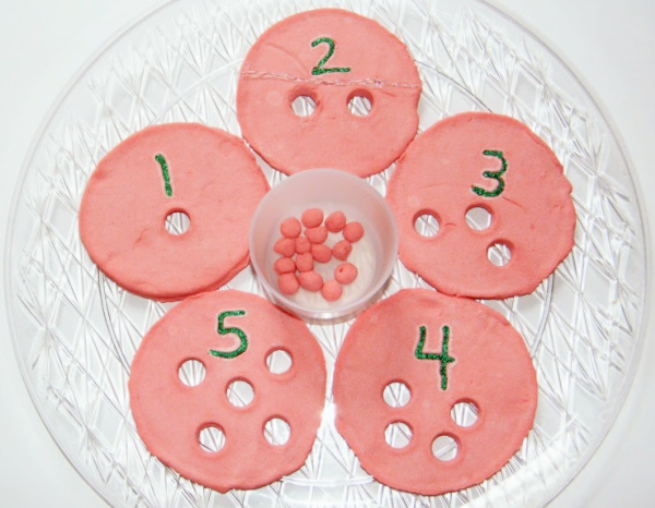 Learning to Count with Playdough Activity