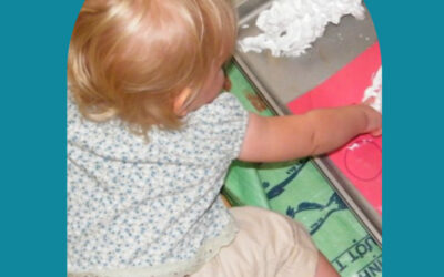 DIY Shape Mats for Shaving Cream Sensory Play