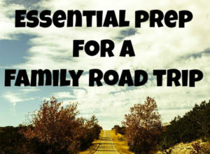 Family road trip prep essentials.
