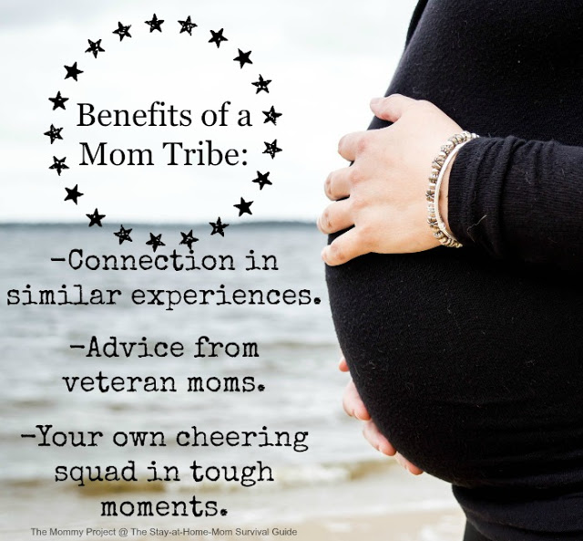 Do you have a "mom tribe" to support you on your motherhood journey? It can be hard to find that for some moms, but these tips and benefits ring true!