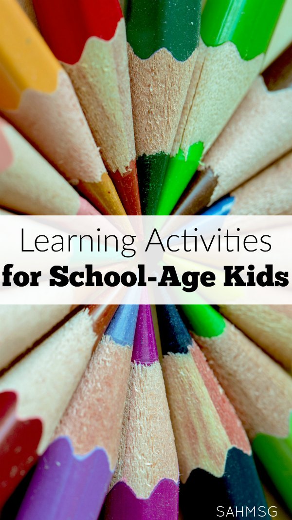 Supplemental learning activities for school-age kids. These are so easy to create for after-school or homeschool work at home for kids in elementary grades.