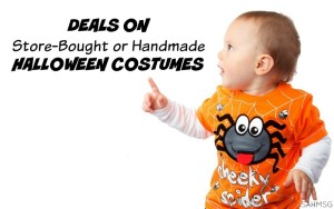 Deals that will save you money on Halloween costumes for kids-boys, girls, baby, toddler and adult too! earn cash back on your purchase as well.