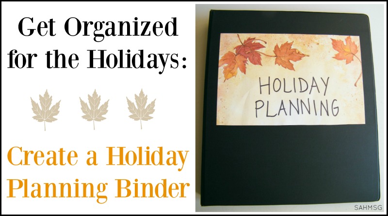 Create a Holiday Planning Binder