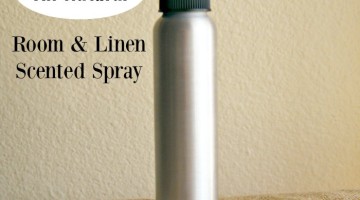 Ditch the un-natural chemical air fresheners and fabric sprays! Make an all-natural room and linen spray-it takes less than 5 minutes to make and smells great.