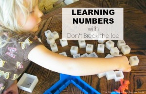 Turn your Don't Break the Ice game into a preschool activity for learning numbers. PLUS, toddler activity ideas too!