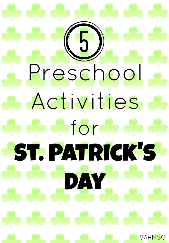 Preschool activities for St Patriclk's Day to introduce the history and fun of the holiday with preschool children. Printables, crafts, books and fun ideas for kids!