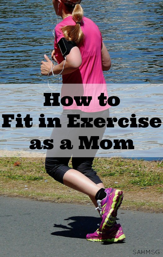 How to fit in exercise as a mom so you can achieve your fitness goals even when you have little children. These are great tips for maximizing me time and getting in your workouts each day.