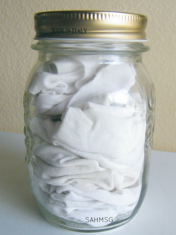 All-natural, no-sew, DIY Dryer Sheets made from an old t-shirt!