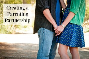 Creating a Parenting Partnership-Do you and your spouse struggle to find common ground in the face of parenting challenges. These 4 ideas helped my husband and I come together to form a close parenting partnership.