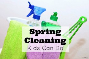 Get the kids spring cleaning too! These ideas are great ideas for spring cleaning kids can do even as young as preschool.