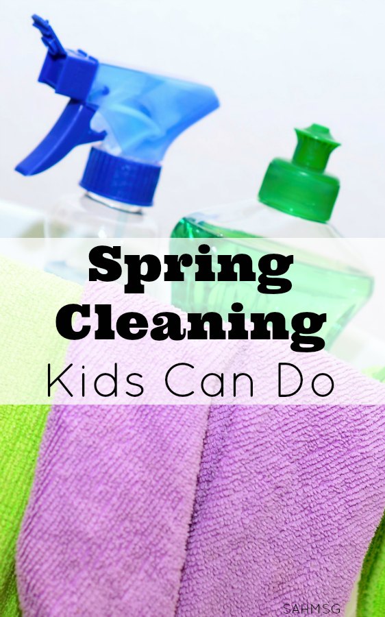 Get the kids spring cleaning too! These ideas are great ideas for spring cleaning kids can do even as young as preschool. #ad @Fellowes
