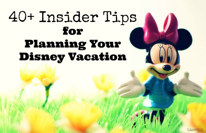 Planning a family vacation to Disney? This big list of Disney vacation insider tips is a go-to resource for planning a Disney vacation on a budget with kids. #sponsored