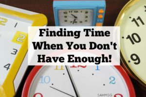 Trying to do it all every day and failing? Finding time when you don't have enough is frustrating. Check out tips from a mom who works and balances time at home with the kids by using these organization tips for time management.