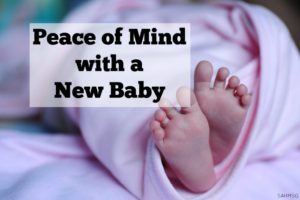 Gain peace of mind with a new baby with these 6 tips from a mom of four and twin mom. Baby monitors, cribs, and tips for gaining peace of mind when you have a new baby. #sponsored