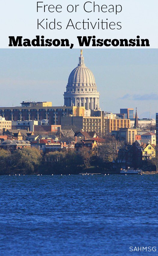 Free or cheap kids activities in Madison, Wisconsin. A resource from moms who have visited and lived in Madison. Grab this list for summer fun with kids in Madison, WI. Part of the Free or Cheap Kids Activities (by location) series.