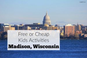Free or cheap kids activities in Madison, Wisconsin. A resource from moms who have visited and lived in Madison. Grab this list for summer fun with kids in Madison, WI. Part of the Free or Cheap Kids Activities (by location) series.