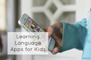 6 NEW Learning Language apps for kids can teach your child a second language at home. For use in homeschool, after school or as a homework supplement after school. These apps will easily teach your child to learn a second language.