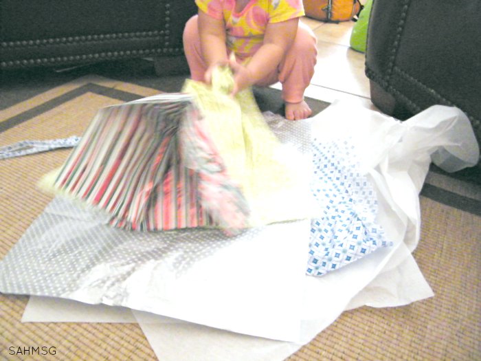 Tissue paper toddler activity-one item activity series.