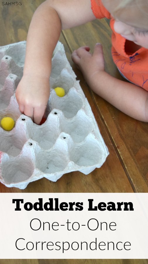 Help toddlers learn one-to-one correspondence with this egg carton activity that is so simple to create.