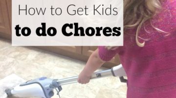 How do you get kids to do chores? A system that works. This plan educated parents on chore chart implementation and has step-by-step videos for teaching your children to love to do chores. #sponsored