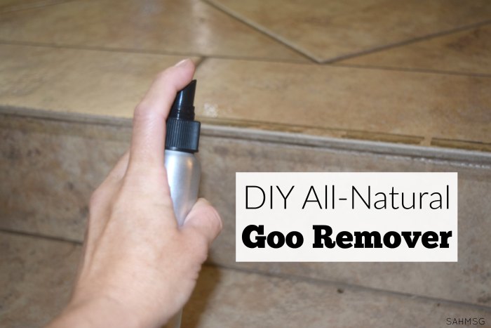Get rid of stuck on goo with a natural cost-saving DIY all natural goo remover you can make at home.