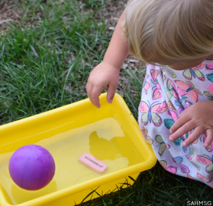 Toddlers Science: Sink and Float Activities.