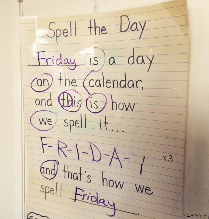 Implementing Calendar Time in your preschool at home curriculum (or preschool classroom).
