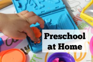 Teaching preschool at home does not require expensive curriculum at all. Simple activities that are developmentally appropriate will teach your child to love learning and prepare them to be readers when they enter kindergarten.