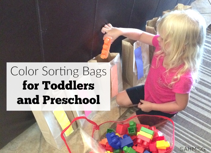 Color Sorting Bags for Toddlers and Preschool