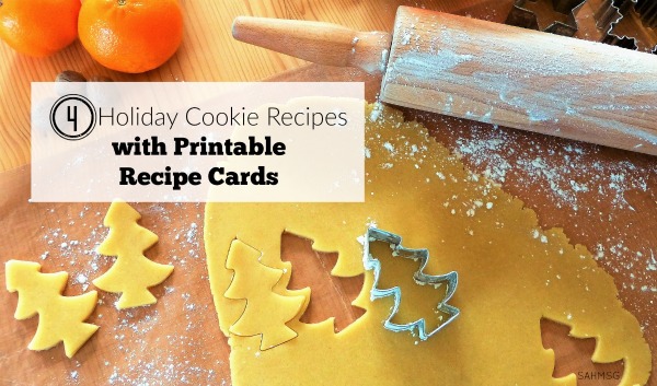Four Holiday Cookie Recipes