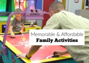 Big collection of affordable family activities for small or large families.