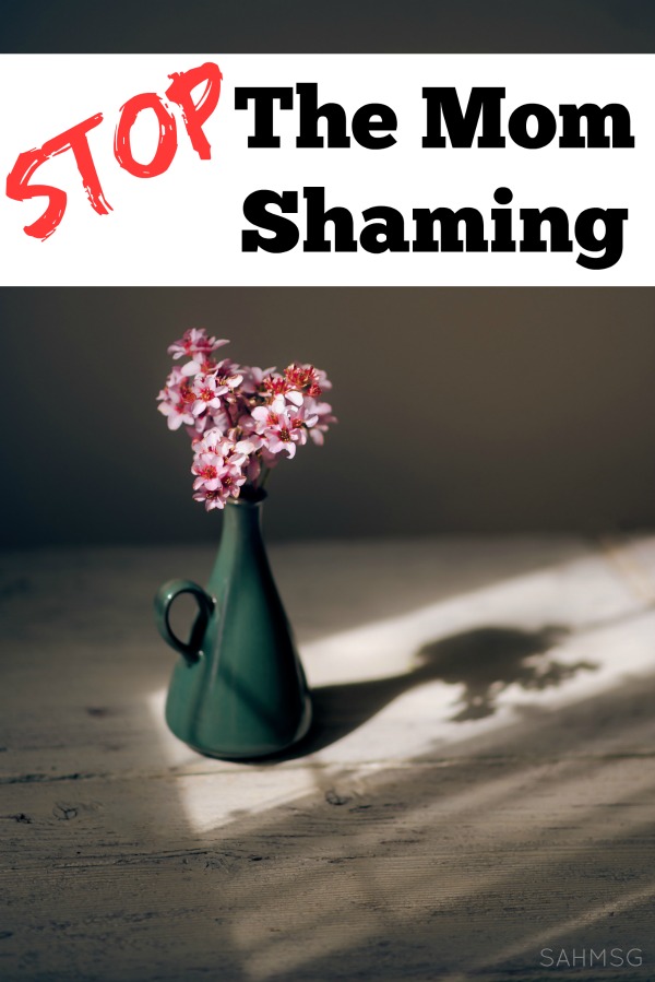 Stop the mom shaming! Blogs, opinions, and none of them know what is best for your child but you.