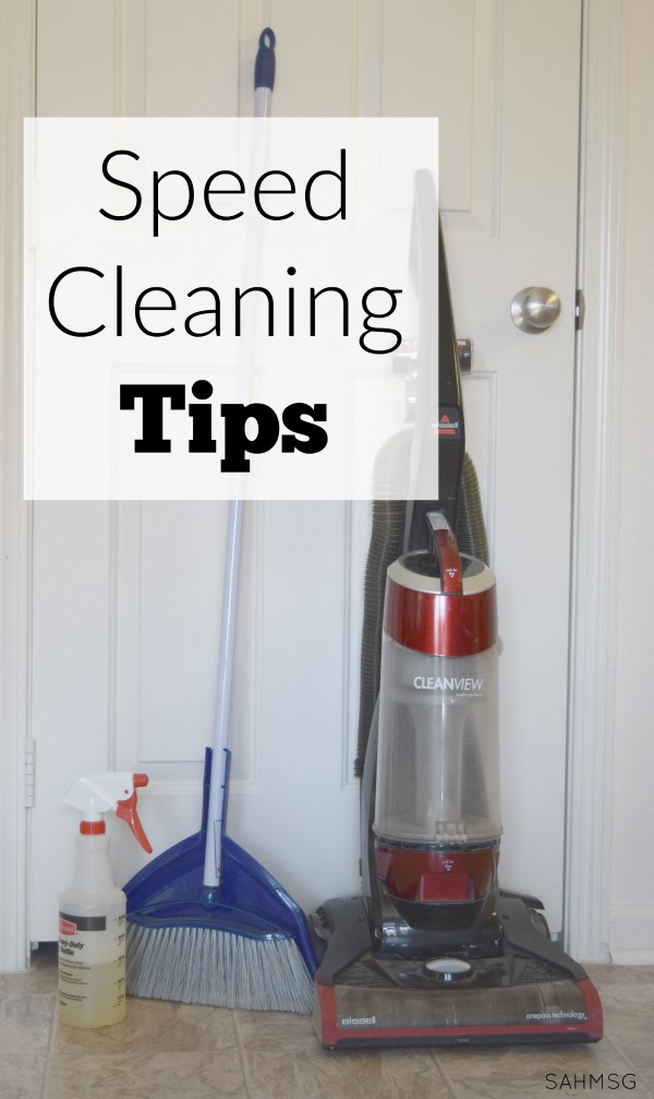 Speed clean like those YouTubers do! Speed Cleaning tips to keep a clean home.