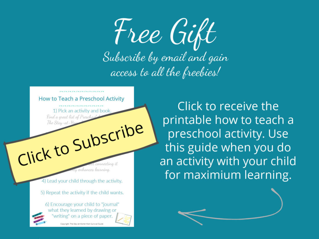 How to teach a preschool activity free download.