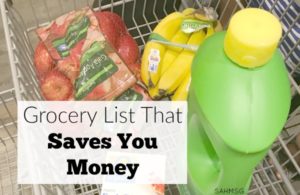 I needed a simple way to organize my grocery list to reduce my stress when shopping with kids. This organized grocery list saves you money! My kind of app. #sponsored.