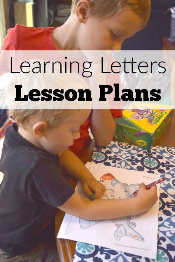 Teaching Letters Lesson Plans-Activities for toddlers or preschool with complete weekly lesson plans and printables. #sponsored