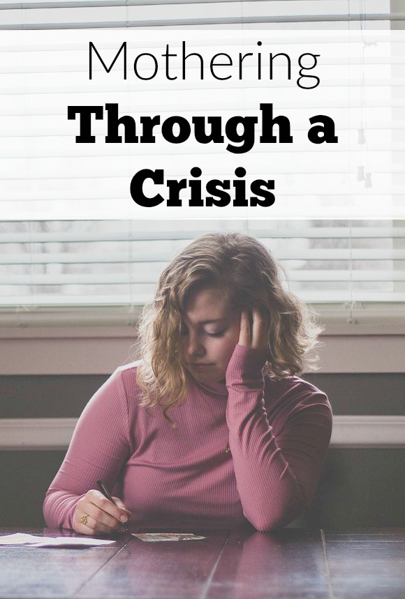 Crisis mode as a mom can be tough to navigate. Mothering through a crisis makes you feel alone and unsnure, but you are not. Get some support and encouragement for the rough seasons of parenting.